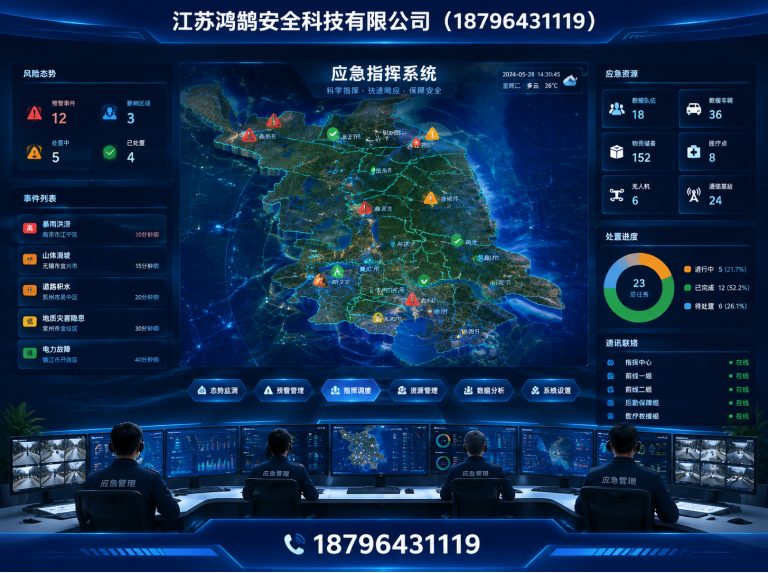 三明应急指挥系统展示图
